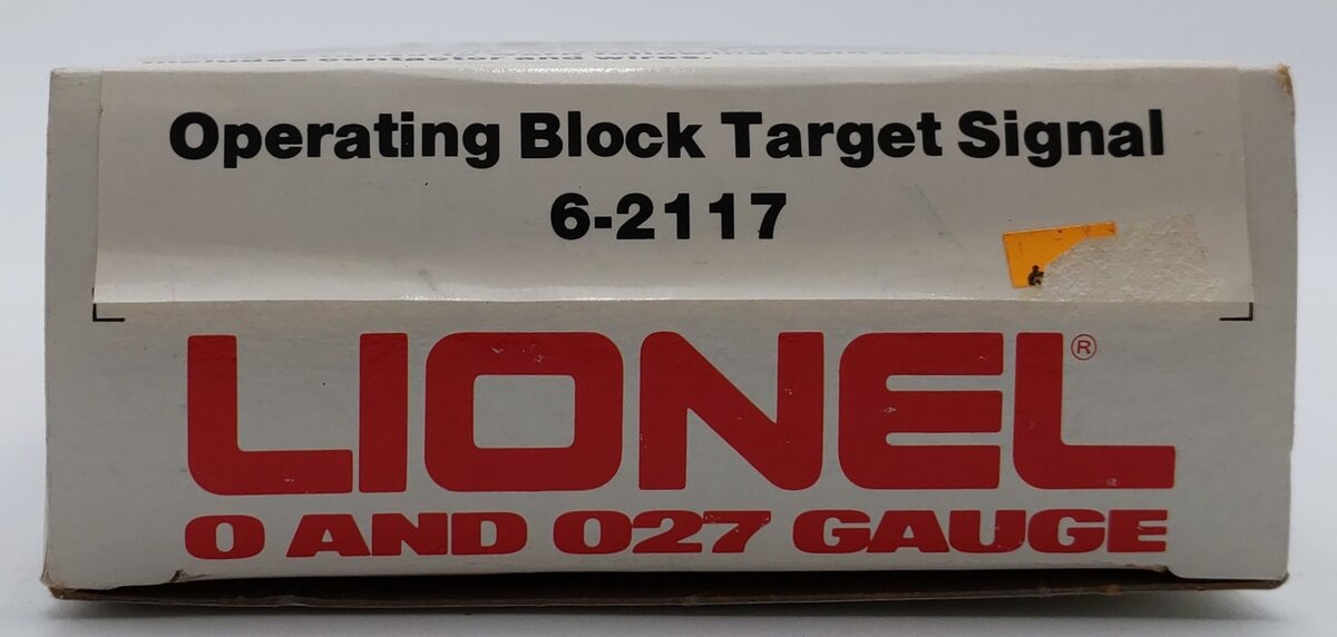 Lionel 6-2117 O/O27 Scale Operating Block Target Signal LN/Box