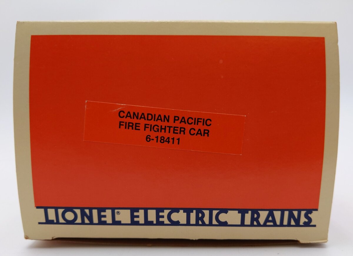 Lionel 6-18411 O Gauge Canadian Pacific Fire Fighter Car #18411 LN/Box
