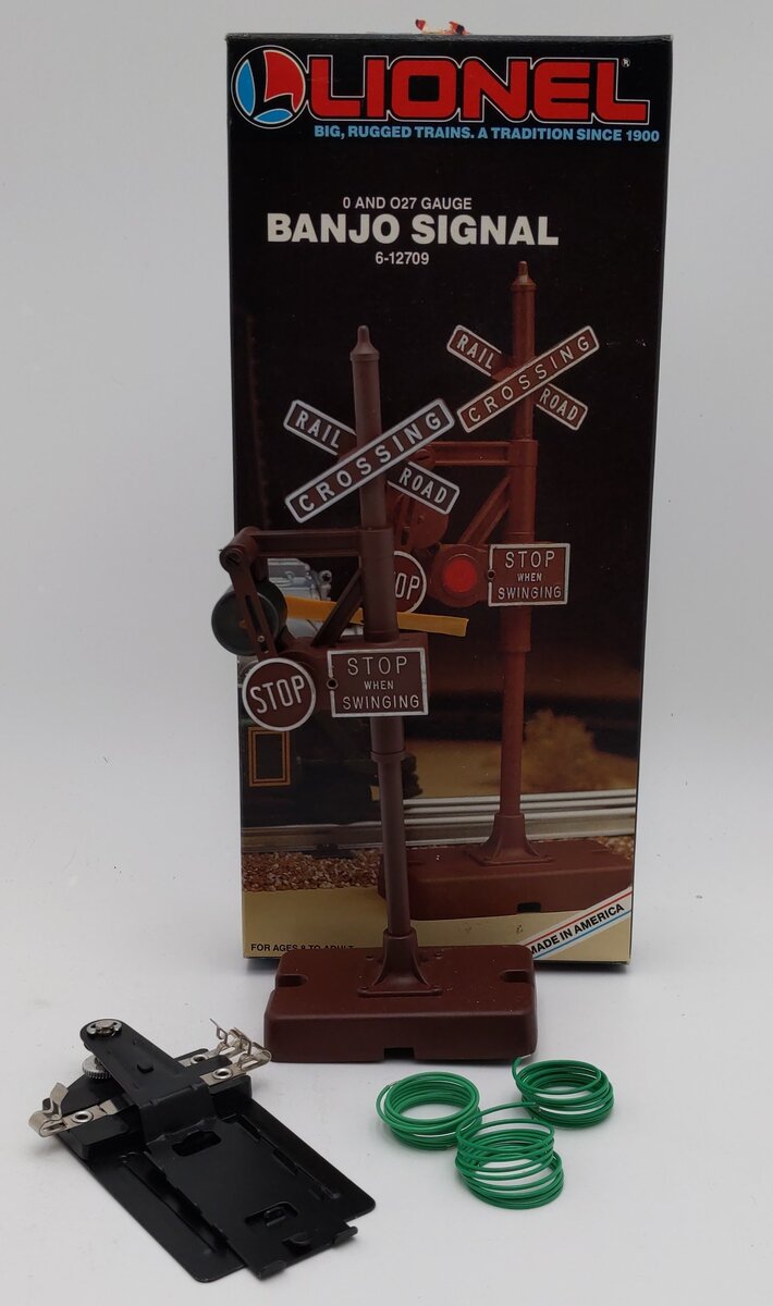 Lionel 6-12709 O Operating Banjo Signal LN/Box