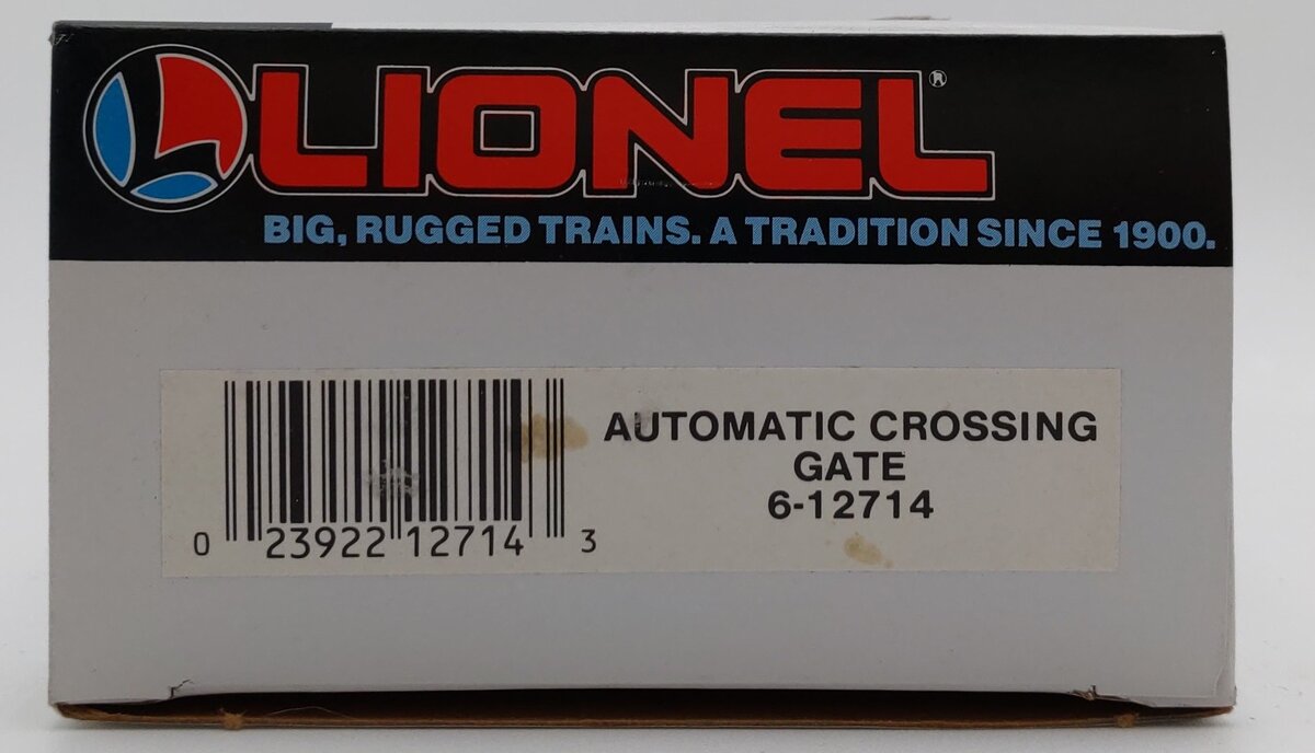 Lionel 6-12714 O/O27 Gauge Automatic Crossing Gate LN/Box