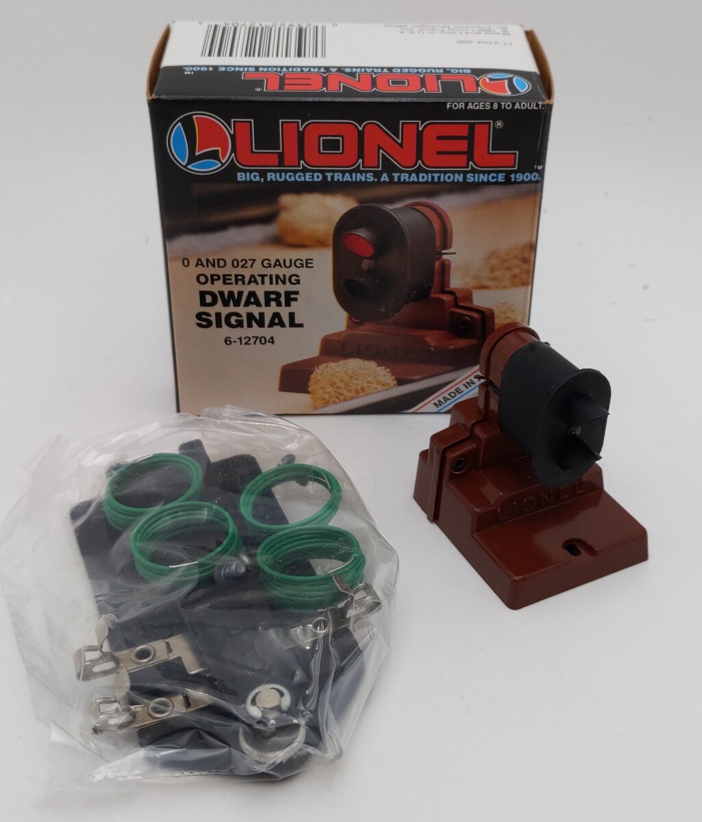 Lionel 6-12704 O and 027 Operating Dwarf Signal LN/Box