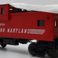 Lionel 6-19704 O Gauge Western Maryland Extended Vision Caboose w/Smoke LN/Box