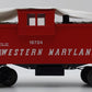 Lionel 6-19704 O Gauge Western Maryland Extended Vision Caboose w/Smoke LN/Box