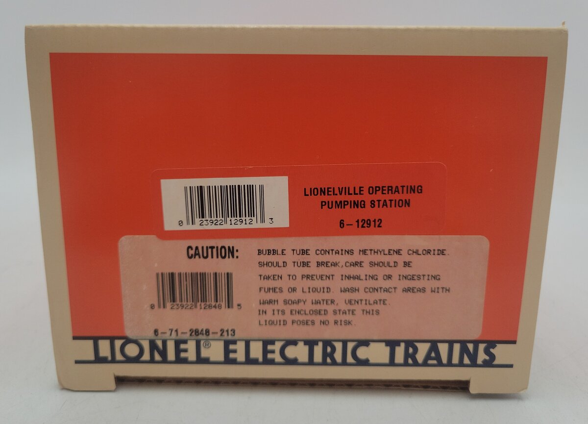 Lionel 6-12912 O Lionelville Operating Pumping Station EX/Box