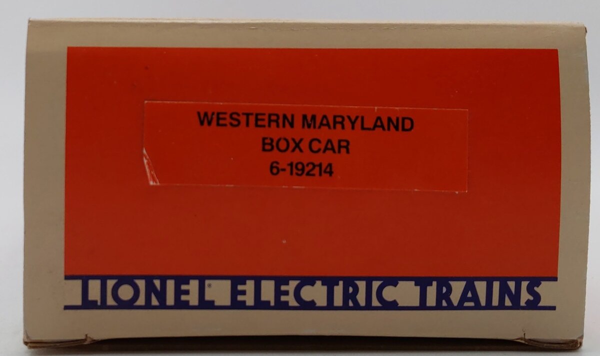 Lionel 6-19214 O Gauge Western Maryland Boxcar #19214 LN/Box