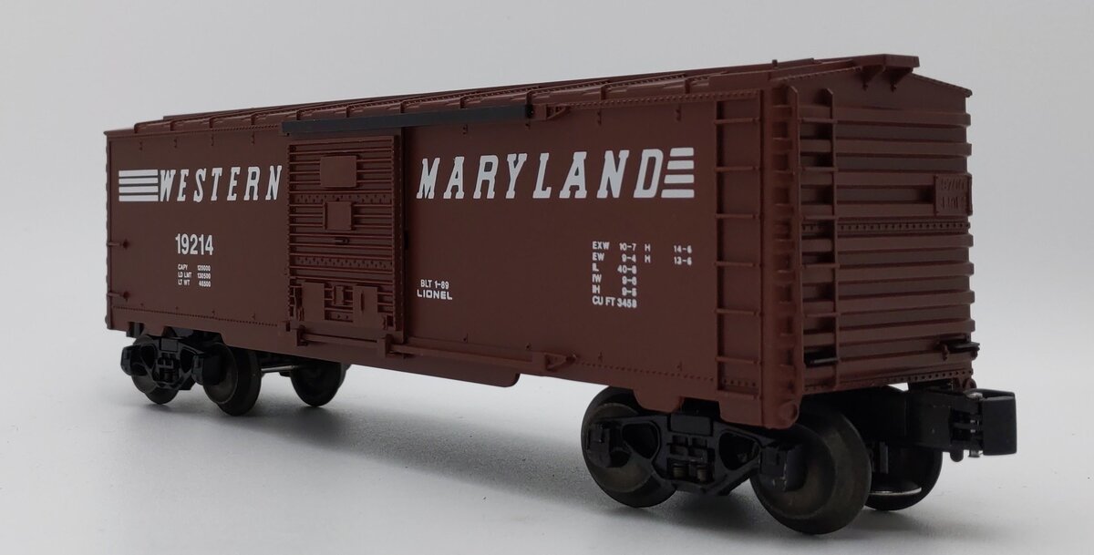 Lionel 6-19214 O Gauge Western Maryland Boxcar #19214 LN/Box