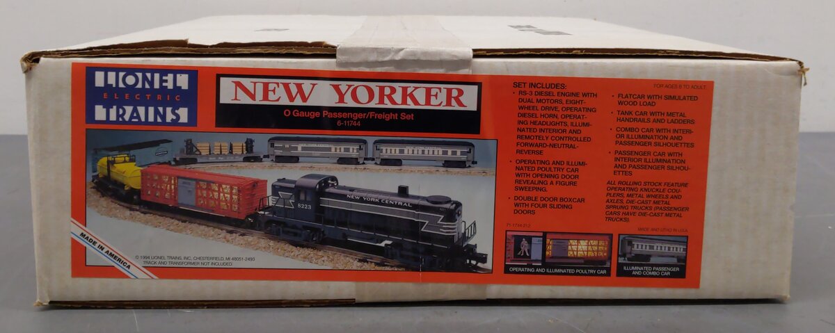 Lionel 6-11744 O Gauge New York Central Passenger/Freight Train Set MT/Box