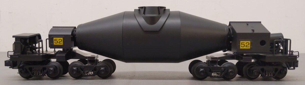 MTH 20-98201 O Gauge 4-Truck Black Hot Metal Car #52 LN/Box
