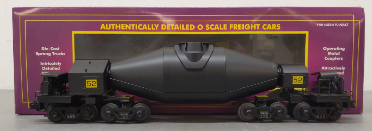 MTH 20-98201 O Gauge 4-Truck Black Hot Metal Car #52 LN/Box