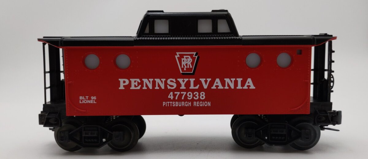 Lionel 6-19727 O Gauge Pennsylvania Illuminated Caboose #477938 LN/Box