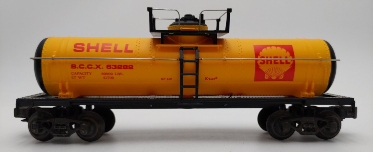 K-Line K63282 O Gauge Shell Single Dome Tank Car LN/Box