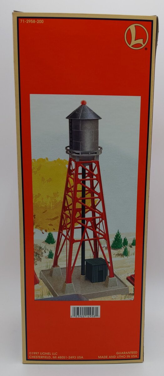 Lionel 6-12958 O Gauge 193 Industrial Water Tower Assembled LN/Box