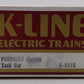K-Line K6325 O Penn Salt Classic Single Dome Tank Car LN/Box