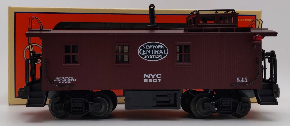 Lionel 6-19739 O Gauge New York Central Woodside Caboose #6907 NIB