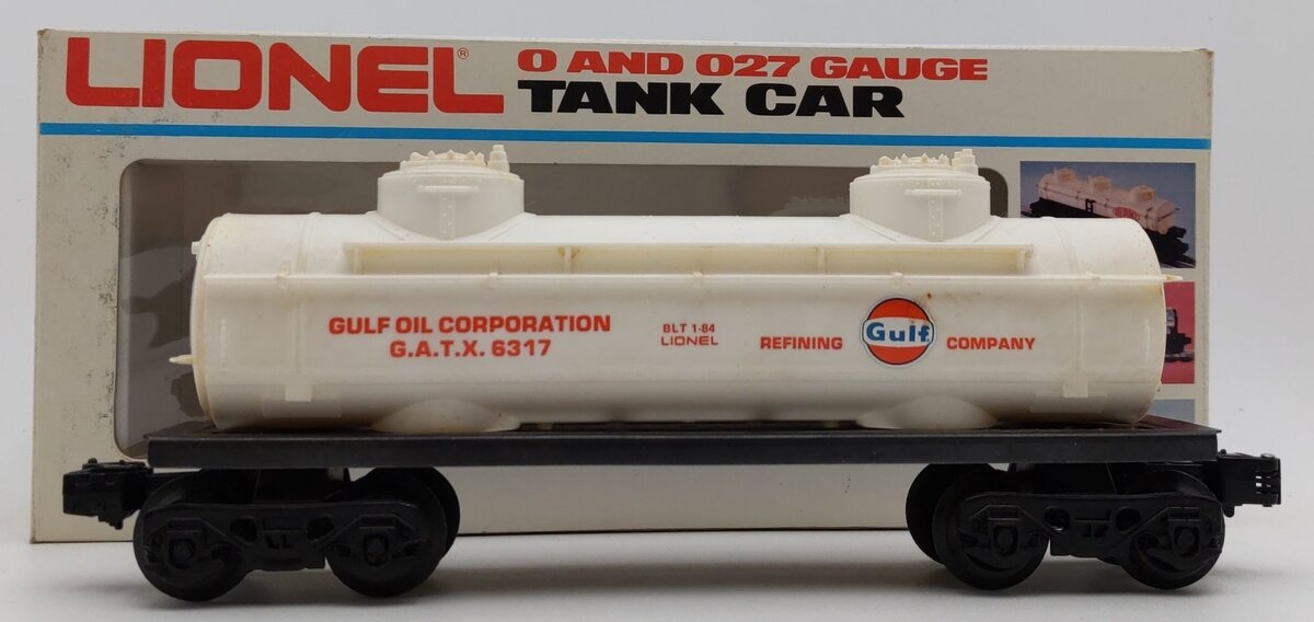 Lionel 6-6317 Gulf 2-Dome Tank Car EX/Box