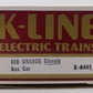 K-Line K6441 O Gauge Denver & Rio Grande Western Boxcar LN/Box