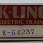 K-Line K64237 O Gauge Santa Fe Classic Boxcar #64237 LN/Box