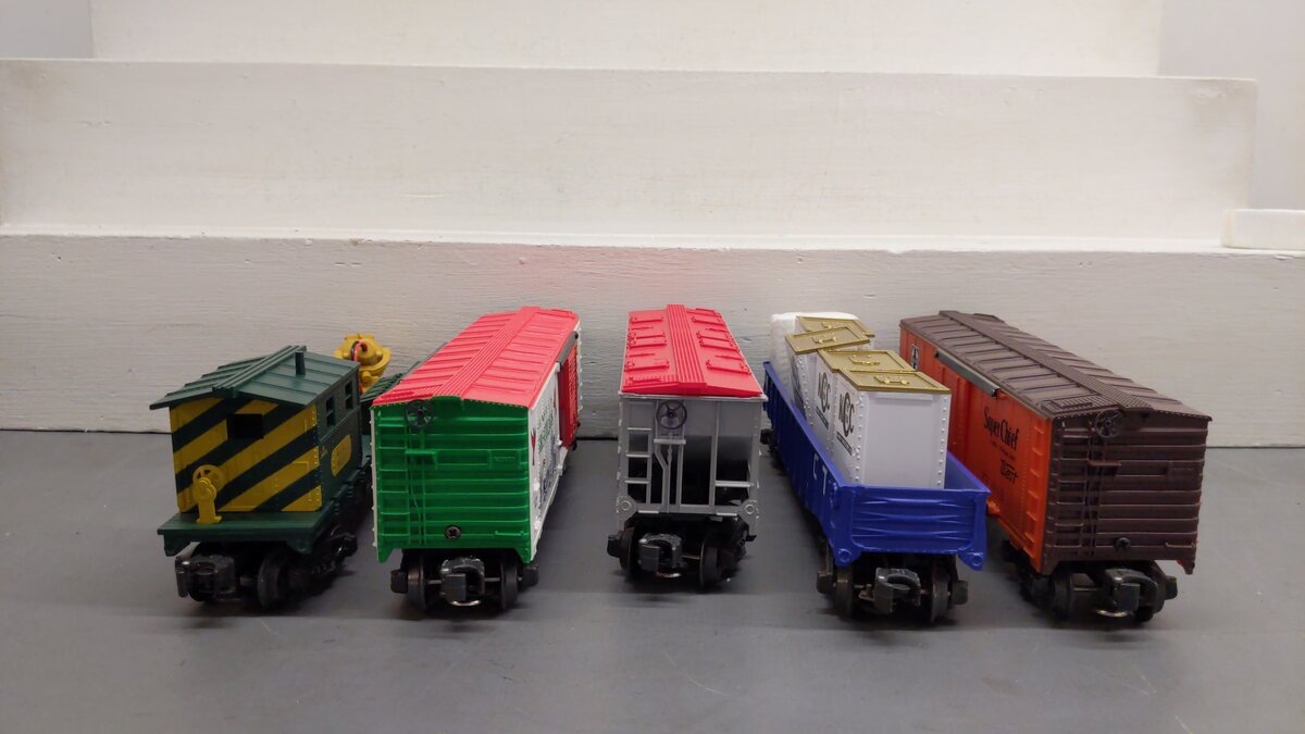 K-Line O Gauge Assorted Freight Cars #90011/90004/90002/90005/75033 [5] EX/Box