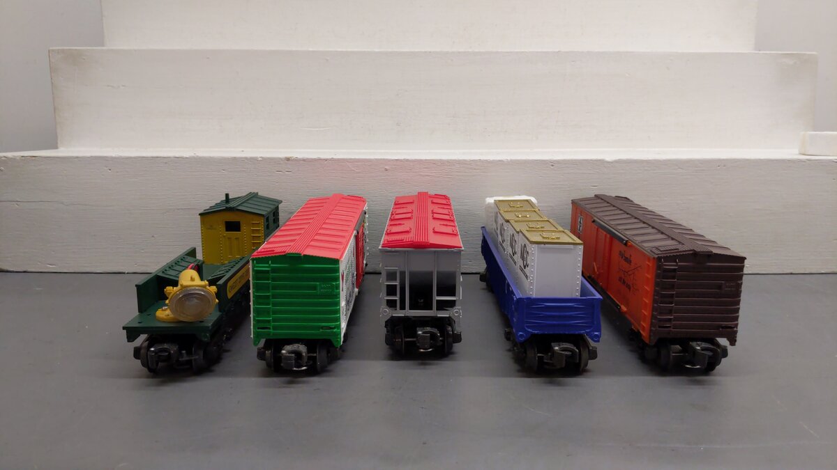 K-Line O Gauge Assorted Freight Cars #90011/90004/90002/90005/75033 [5] EX/Box