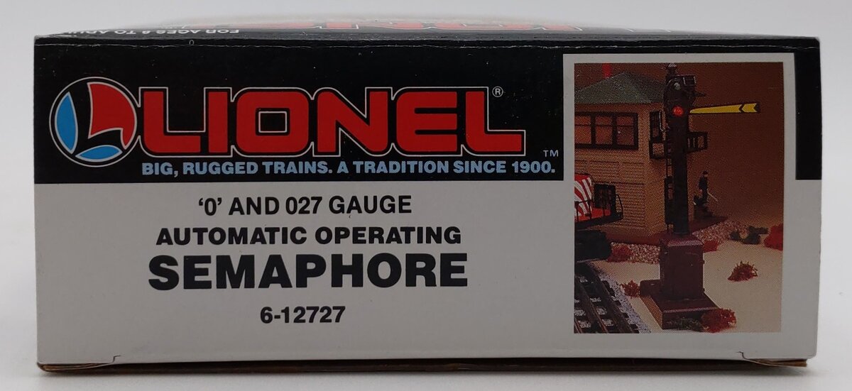 Lionel 6-12727 O and O27 Gauge Automatic Operating Semaphore Signal LN/Box