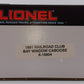 Lionel 6-16804 O Gauge Lionel Railroader Club Bay Window Caboose #16804 LN/Box