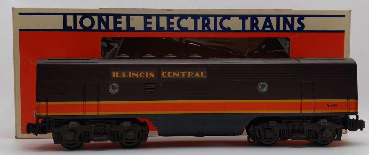 Lionel 6-8581 O Gauge Illinois Central F3 Dummy B Unit Diesel Locomotive LN/Box