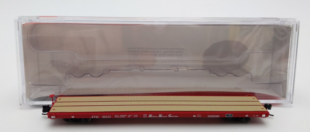 InterMountain 66403-18 N Scale ATSF Flat Car #95372 LN/Box