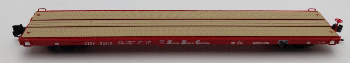 InterMountain 66403-18 N Scale ATSF Flat Car #95372 LN/Box