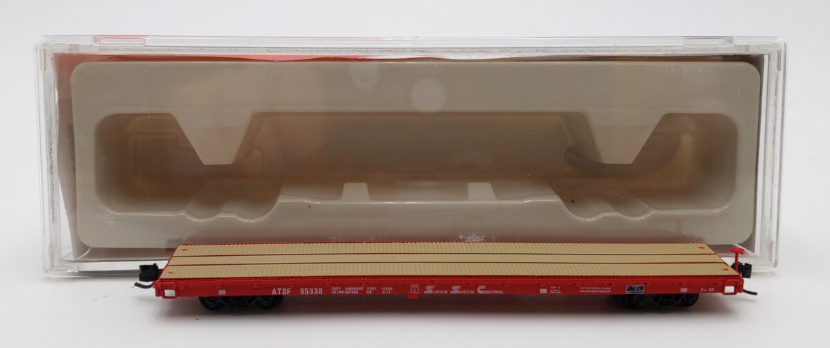 InterMountain 66403-03 N Scale ATSF Flat Car #95338 LN/Box