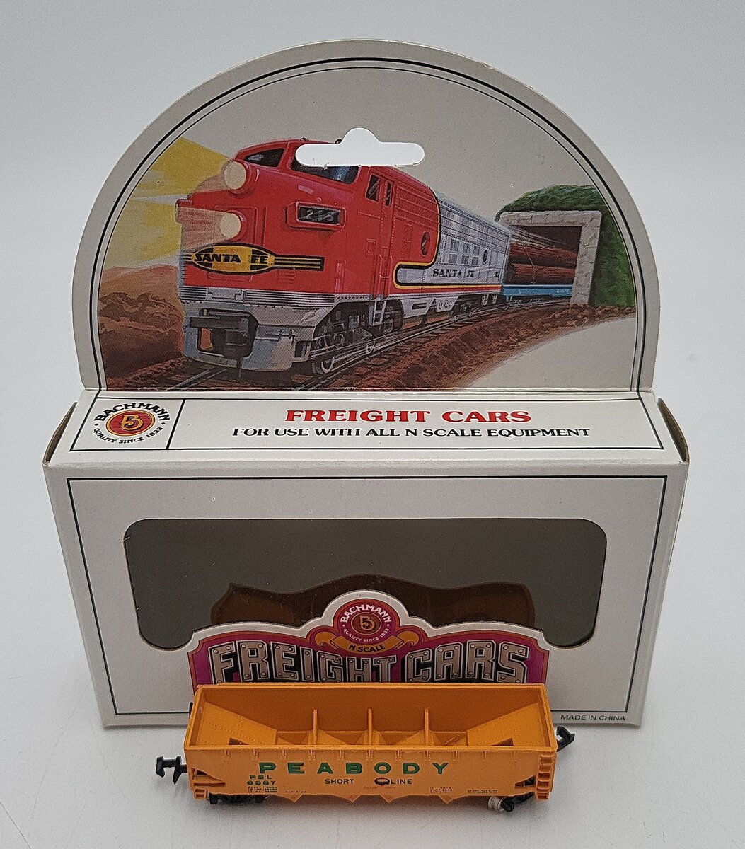 Bachmann 73660 N Scale Peabody Steel Box Car #6687 LN/Box