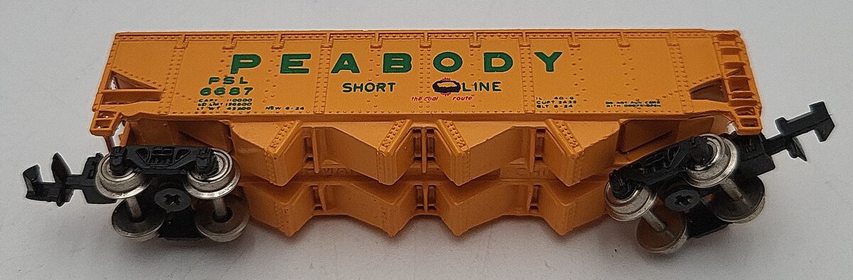 Bachmann 73660 N Scale Peabody Steel Box Car #6687 LN/Box