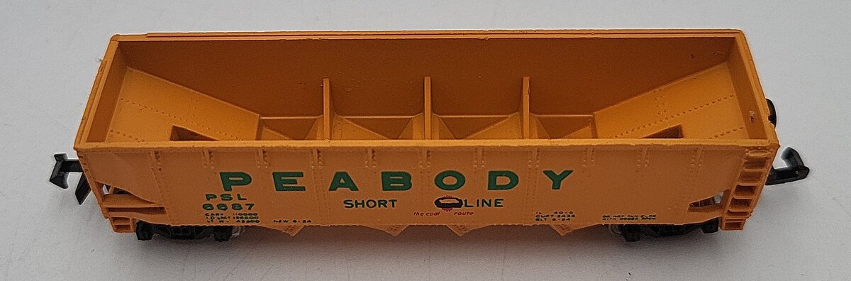 Bachmann 73660 N Scale Peabody Steel Box Car #6687 LN/Box