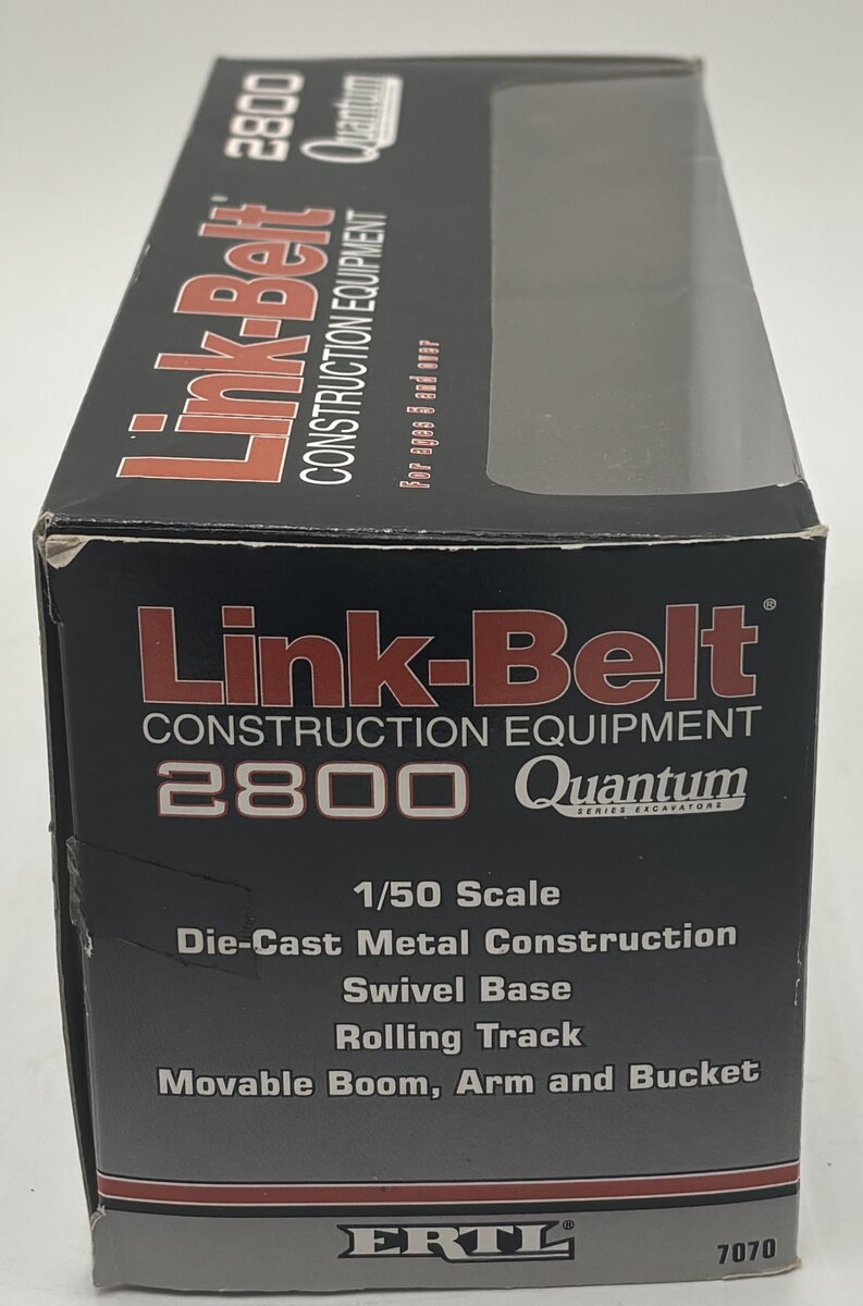 Ertl 7070 1:50 Scale Diecast Link-Belt 2800 Quantum Series Excavator LN/Box
