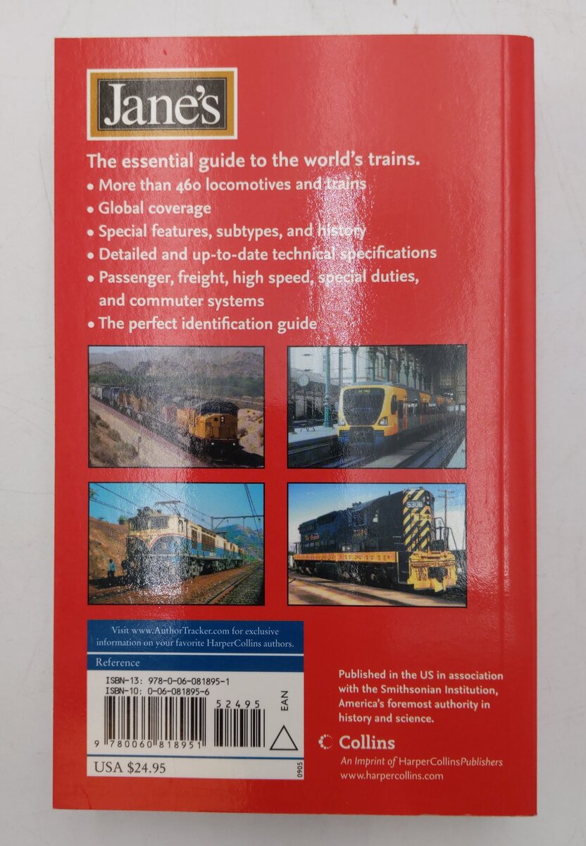 Jane's Train Recognition Guide Paperback Book By Howard Johnston & Ken Harris EX