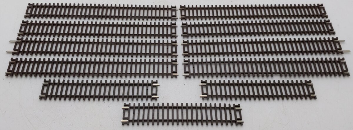 Atlas HO Scale Assorted Curved & Straight Track Sections [11] VG