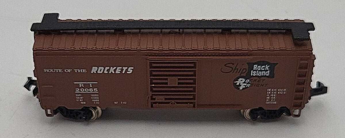 Bachmann 53-1000-08 N Rock Island 20065 Steel Box Car EX/Box