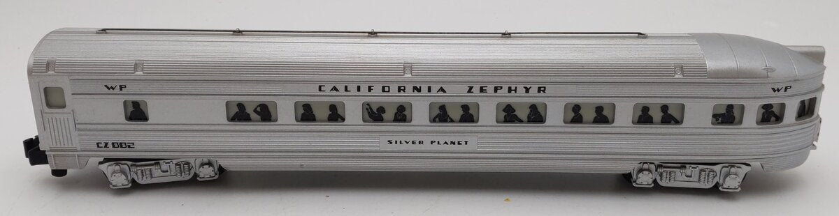 American Flyer 6-48931 S WP California Zephyr Silver Planet Observation Car #882 VG