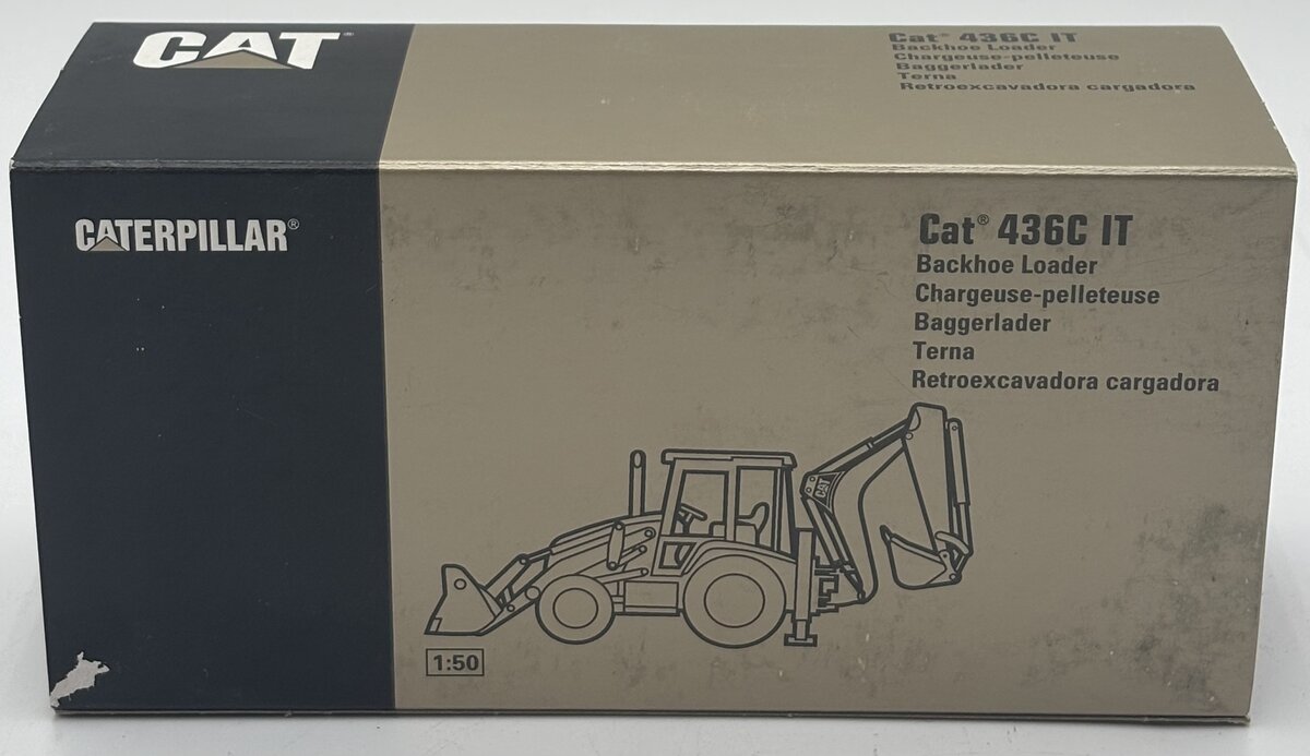 NZG 429 1:50 CAT 436C IT Backhoe Loader David Green #96 Racing Edition EX/Box