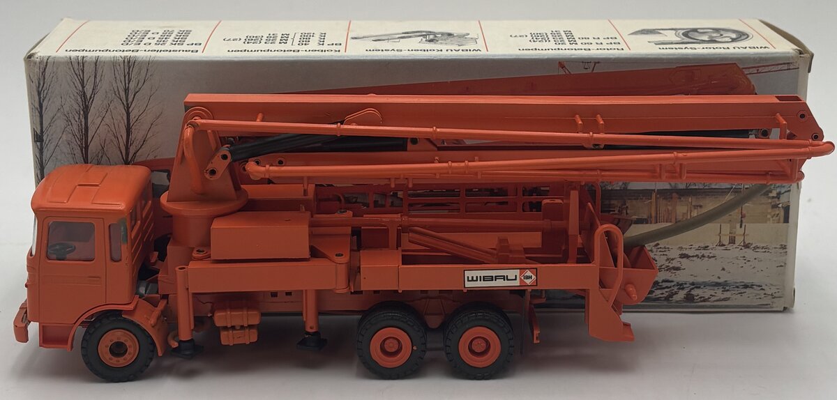 Conrad 3183 1:50 Scale Diecast MAN WIBAU Mounted Concrete Pump Truck EX/Box