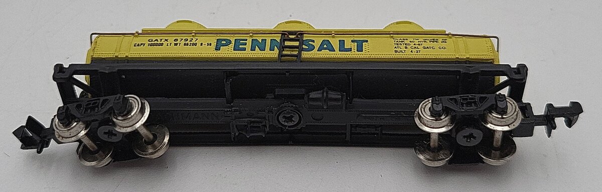 Bachmann 73660 N Scale Penn salt Tank Car #67927 LN/Box