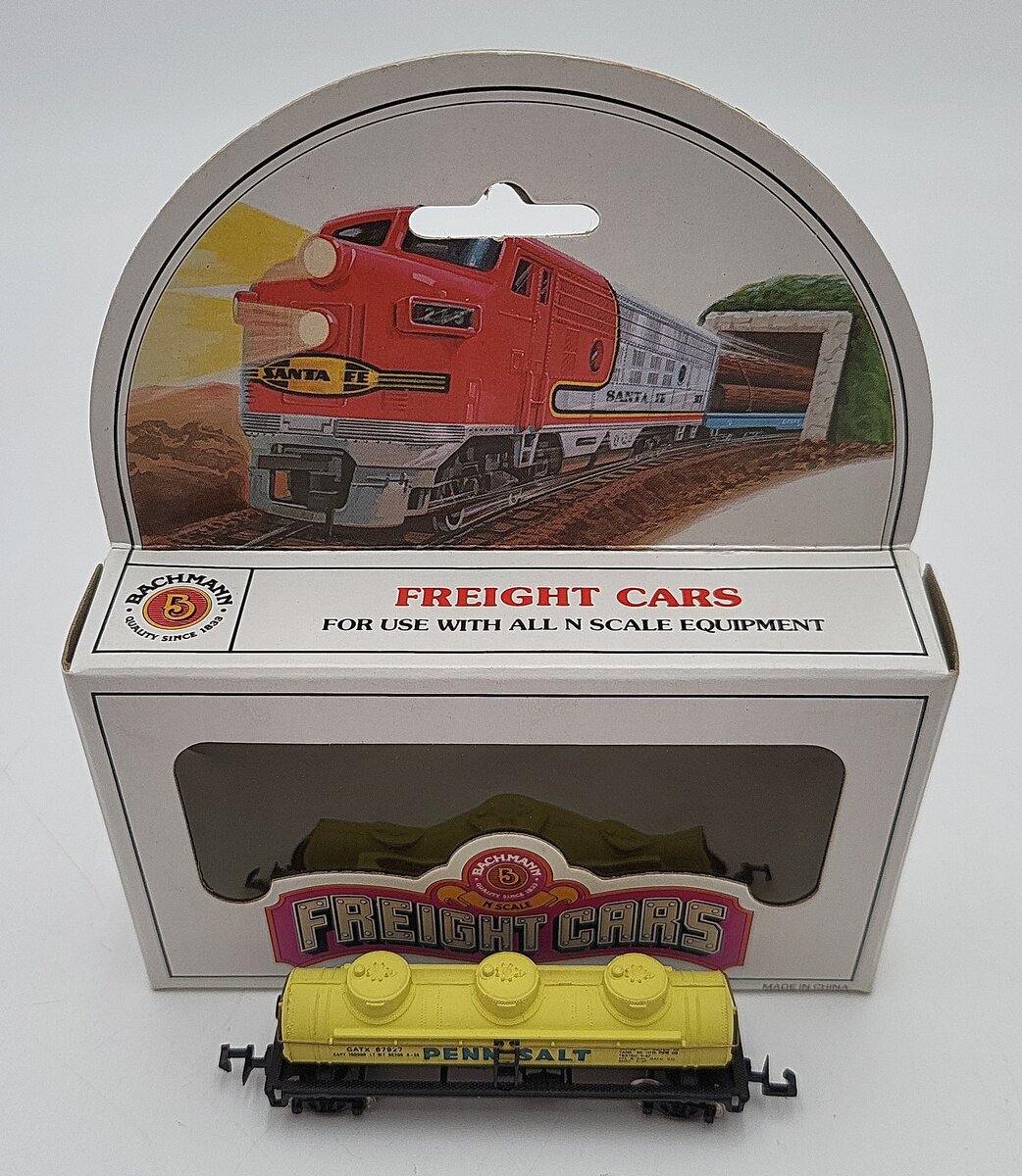 Bachmann 73660 N Scale Penn salt Tank Car #67927 LN/Box