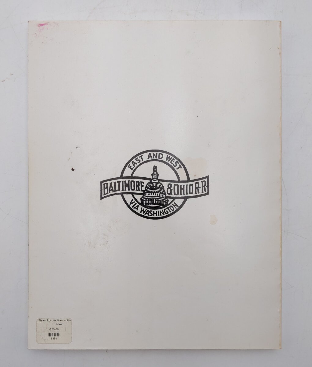 Steam Locomotives of the Baltimore and Ohio Paperback Book By William D Edson VG