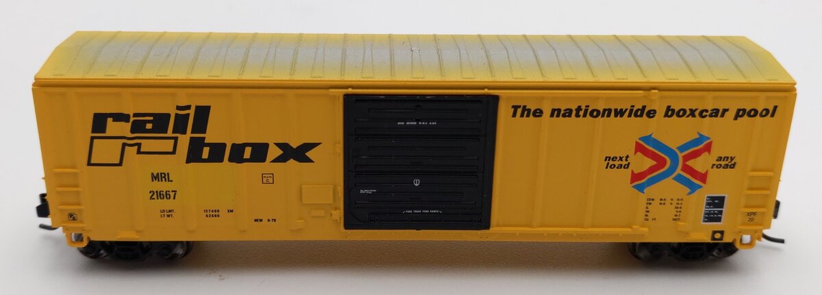 InterMountain 67518-12 N Scale Railbox Boxcar #21667 LN/Box