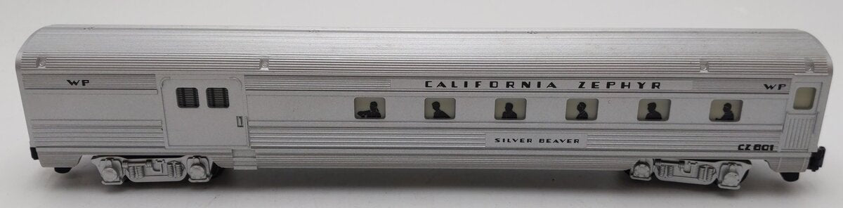 American Flyer 6-48926 S WP "Silver Beaver" California Zephyr Combine Car #801 EX