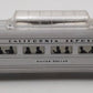 American Flyer 6-48930 S WP California Zephyr Silver Dollar Vista Dome Car #811 EX
