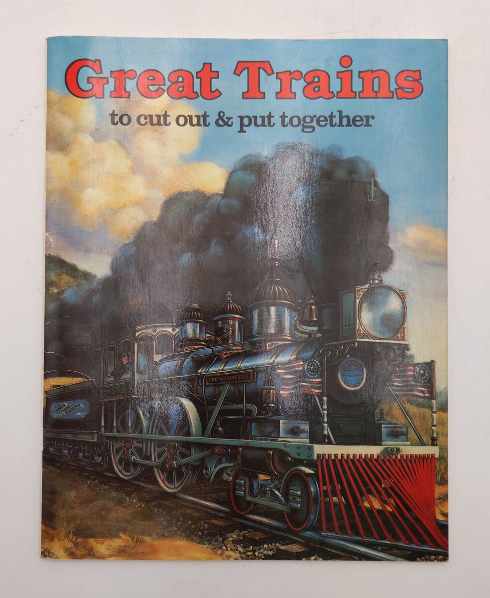 Great Trains To Cut Out & Put Together Paperback Book By Nick Taylor EX