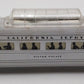 American Flyer 6-48929 S WP California Zephyr Silver Palace Vista Dome Car #813 VG