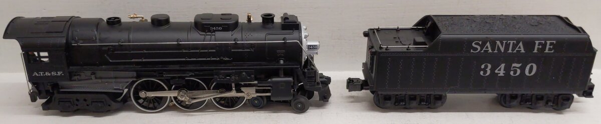 Lionel 6-82965 O Santa Fe 4-6-4 Hudson Lion Chief Steam Locomotive #3450 LN/Box