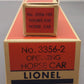 Lionel 3356 Vintage O Santa Fe Operating Horse Platform & Car VG/Box