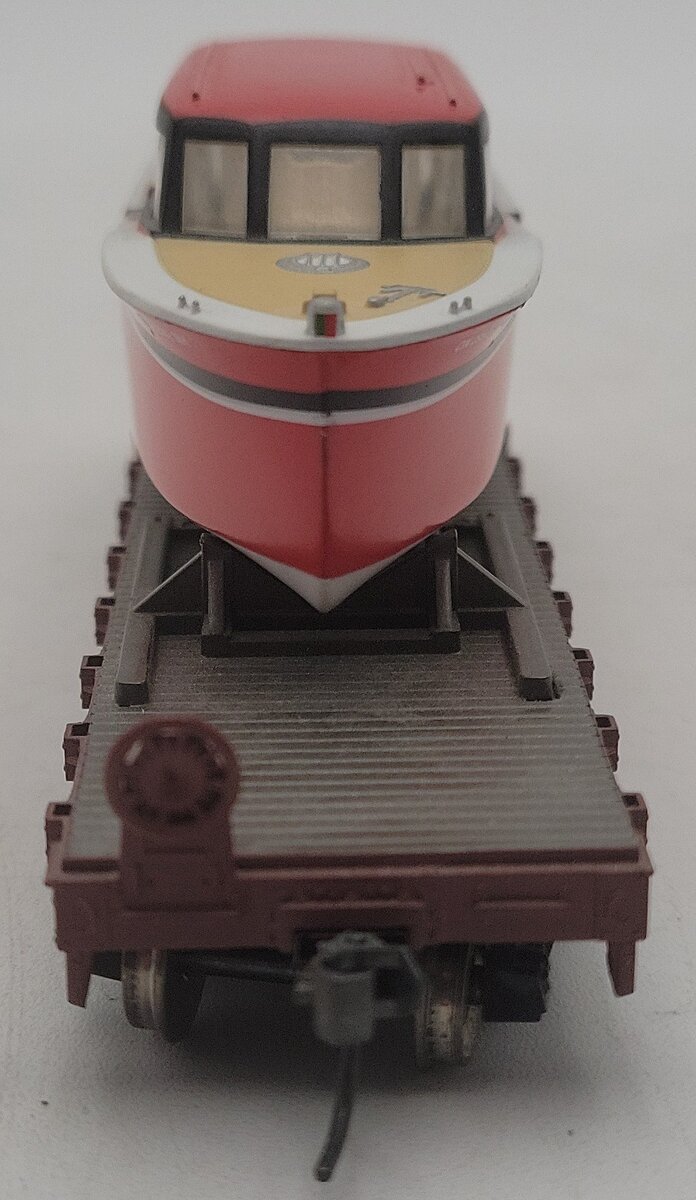 Athearn 96315 HO Canadian National 40' Flat with Boat #652240 EX/Box